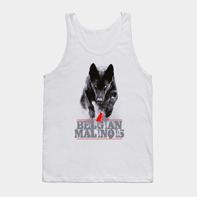 Belgian Malinois Tank Top by Toby Wilkinson